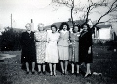 Bertha Collins; Della Collins Dorrough; Kathryn L SCHAFFER (Rays first wife ); Julia (Judy) Kish; Joy Sayger; Thelma Fry